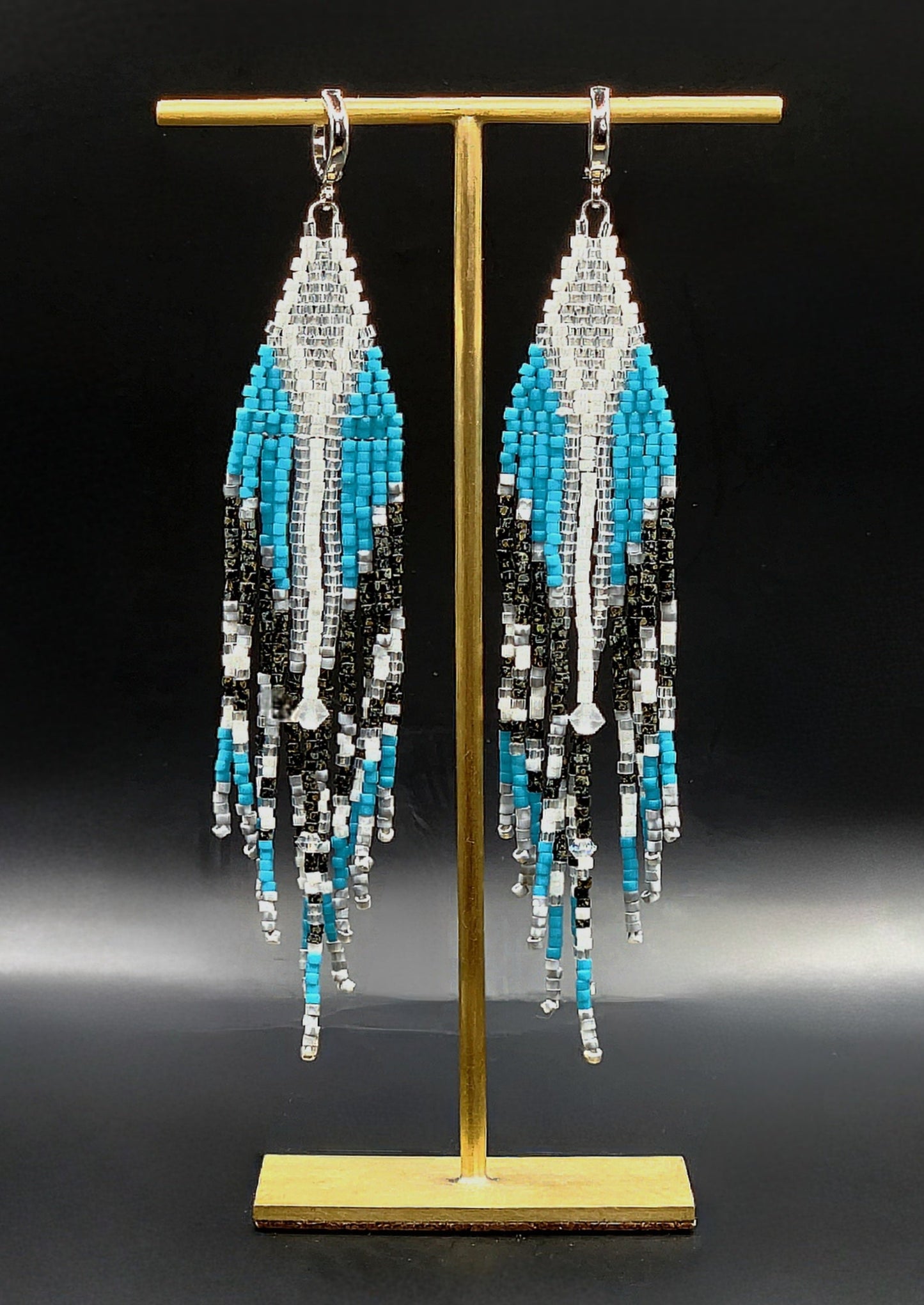 'Denim' EveryDay Fringe Earring